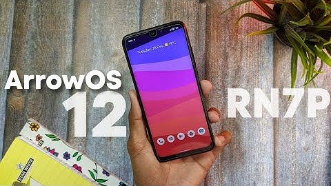 ArrowOS 12 Official Stable ROM For Redmi Note 7 Pro | Super Smooth & Stable ROM !!