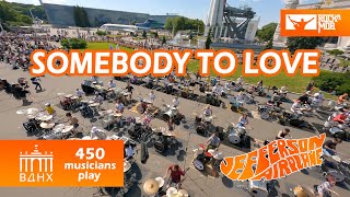 450 musicians plays JEFFERSON AIRPLANE - SOMEBODY TO LOVE | VDNH, MOSCOW, RUSSIA Resimi