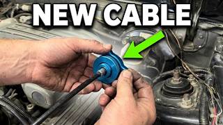 Installing an adjustable clutch cable on a 1991 Mustang 5.0
