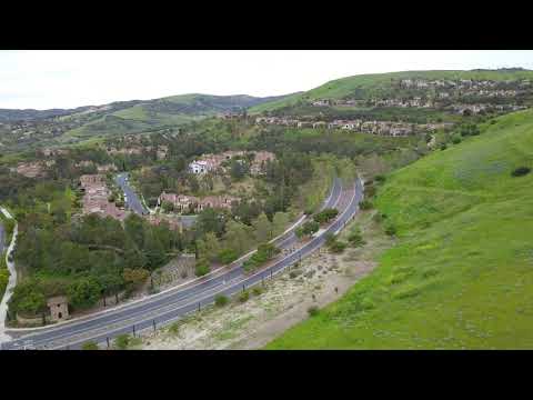 Drone Flight Over Turtle Rock & Turtle Ridge Near Bonita Canyon Elementary School