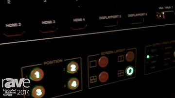 ISE 2017: DVIGEAR Shows Off DVI-3580a 4K MultiViewer Switcher/Scaler