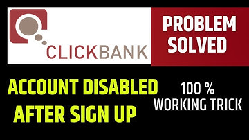 Clickbank account disabled after sign up problem solved |  india 2021 Hindi in mobile