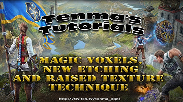 Everquest Next Landmark - Magic Voxels, New Etching and Raised Texture Technique