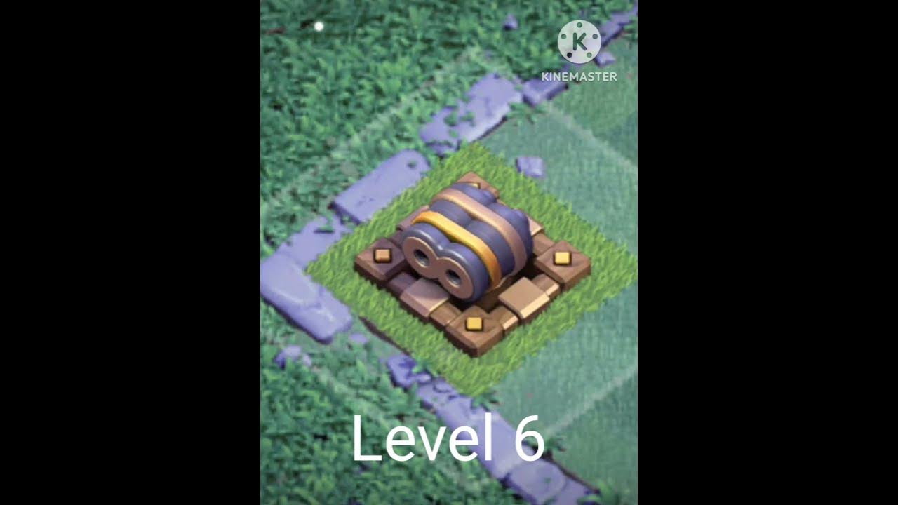 builder base / double cannon / Level 1 to Level 9 Max ytshorts clashofclans shorts coc YouTube