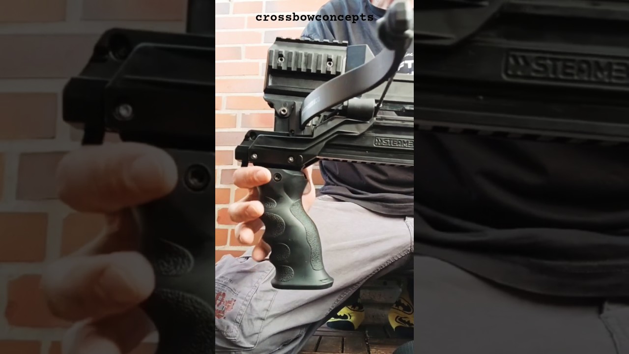 NEW FRONT GRIP for my PUMP ACTION SYSTEM from STEAMBOW 