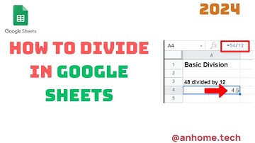 How to Divide in Google Sheets - Quick Guide