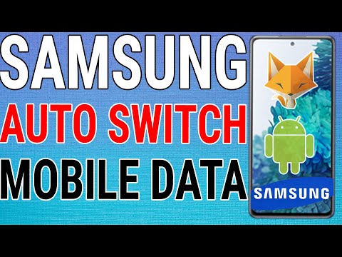 How To Enable/Disable Auto Switch To Mobile Data On Samsung