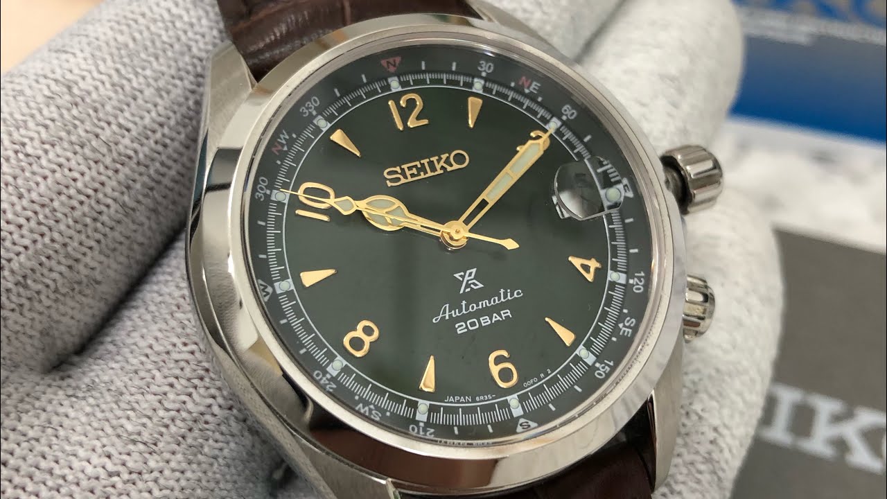 Seiko Prospex Alpinist Green Dial SPB121 – Carat & Co.