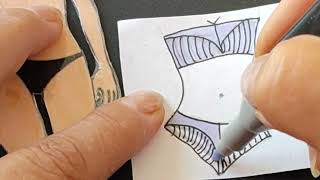 Beautiful clothes for a paper doll-do it yourself.#paperdoll #paperdolls  #tutorial #art #diy #draw