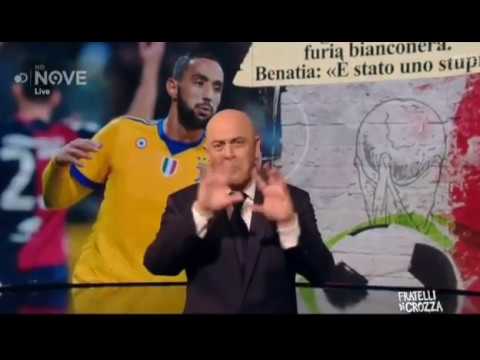 Crozza ridicolizza  Buffon, la Juventus e Benatia