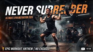 NEVER SURRENDER | Ultimate Gym Motivation 2026 💪 Epic Workout Anthem | No Excuses