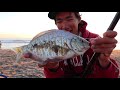 Surf Fishing with a 24 Foot Cane Pole...IT WORKED (12 Days of DHF: Ep. 11)