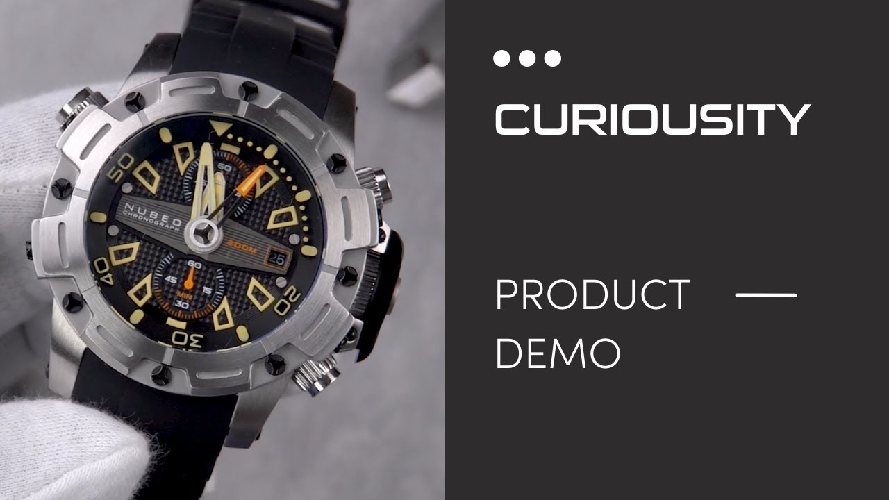 Nubeo Curiousity Chronograph Quartz  // NB-6049-01 video thumbnail