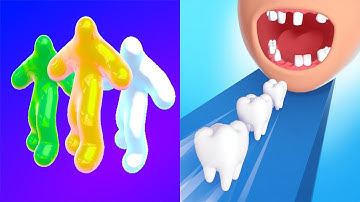 Blob Runner 3D VS Smile Rush - All Level Gameplay Android iOS #1