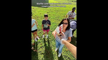 Some waffle cone madness for youtube shorts win. #icecream #dessert #youtubeshorts #shorts #fyp