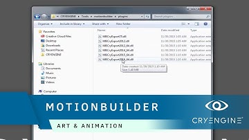 How to install the CRYENGINE Motionbuilder Exporter | Art & Animation