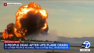 Download lagu 3 killed, 11 injured after UPS plane crashes in Louisville