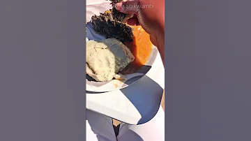 Appetizing Ugali With Mutete For Breakfast 