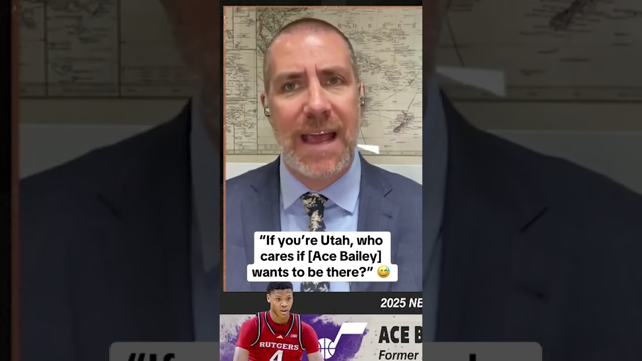 Tim MacMahon reacts to the Jazz drafting Ace Bailey 👀