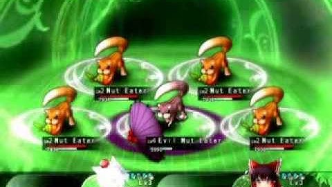 Labyrinth of Touhou 2 - 1F Boss: Evil Nut Eater