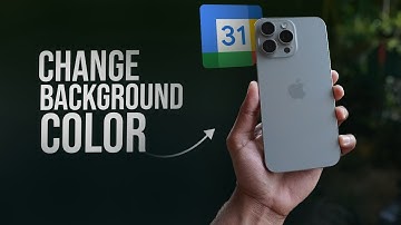 How to Change Google Calendar Background Color on iPhone (tutorial)