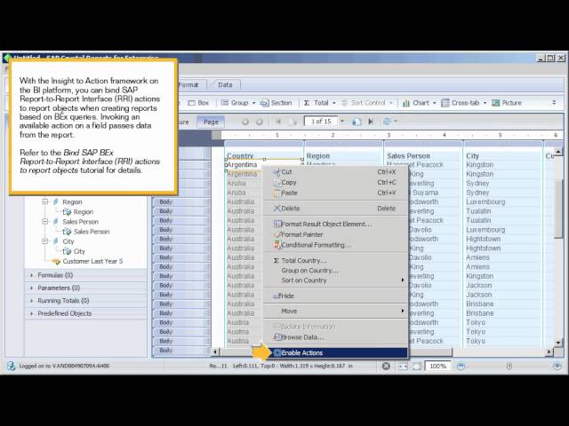 What's New in SAP Crystal Reports for Enterprise 4.0 FP3: Crystal Reports for Enterprise 4.0 FP3
