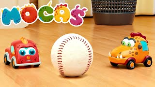 Mocas: Little Monster Cars - A Ramp For Toy Cars & Toy Trucks - Cartoons For Children.