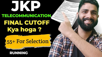 Jkp constable Telecommunication Final Cutoff For Selection | Jkp constable Telecommunication cutoff 