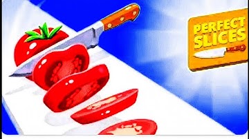 Perfect slices fruit cutting 3d game 😋🥝🥑🍌🍍 #perfectslices