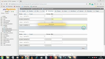 cara mudah membuat Trigger di phpmyadmin