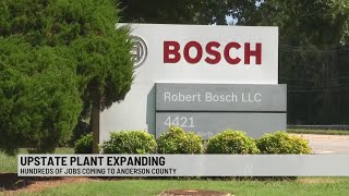 Bosch expansion to create 350 new jobs in Anderson Co.