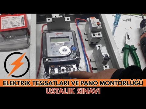 ⚡ Elektrik Tesisatları ve Pano Montörlüğü Ustalık Sınavı ⚡