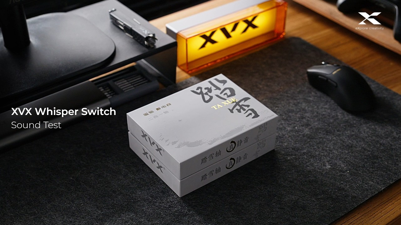 XVX Whisper HE/EC 2-in-1 Silent Switch Sound Test - YouTube