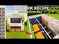 UNLOCKING First Cow Farm Recipe (Bedrock | Java)