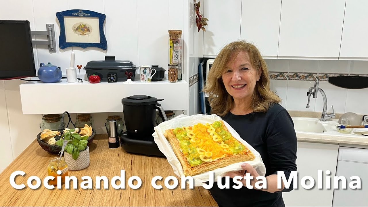 Tarta de hojaldre con frutas #justamolina 