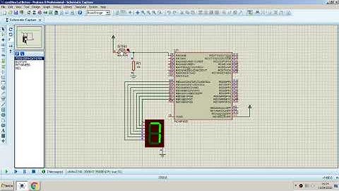 código contador hexadecimal / PIC18F4550 / Proteus