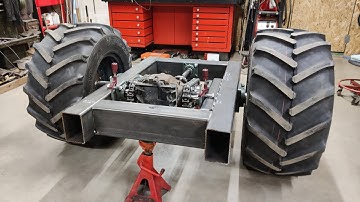6x6 Mini-Forwarder BUILD Ep.4 - Frame & Drive System