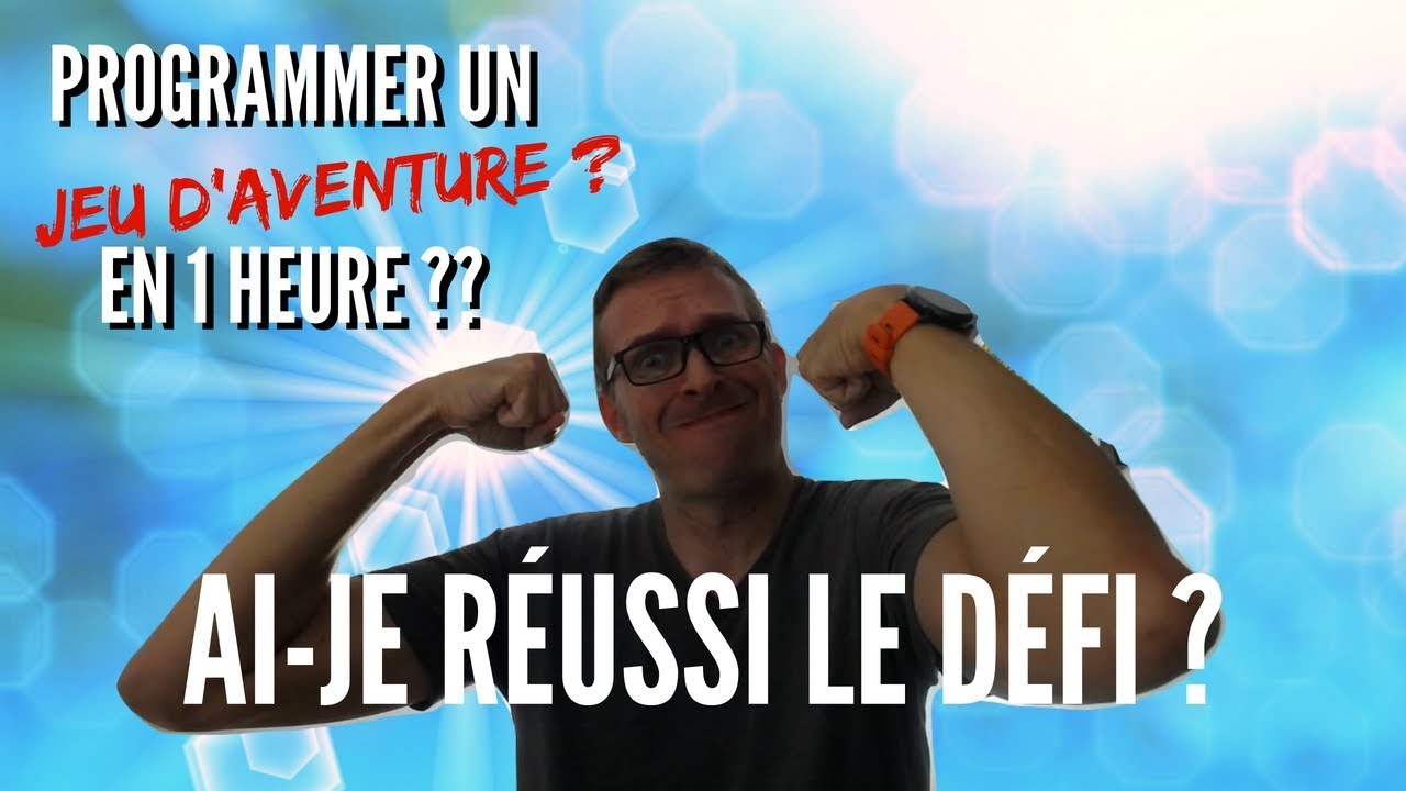 Ai-je réussi le défi de programmer un jeu d'aventure en 1h ? A vous de ...