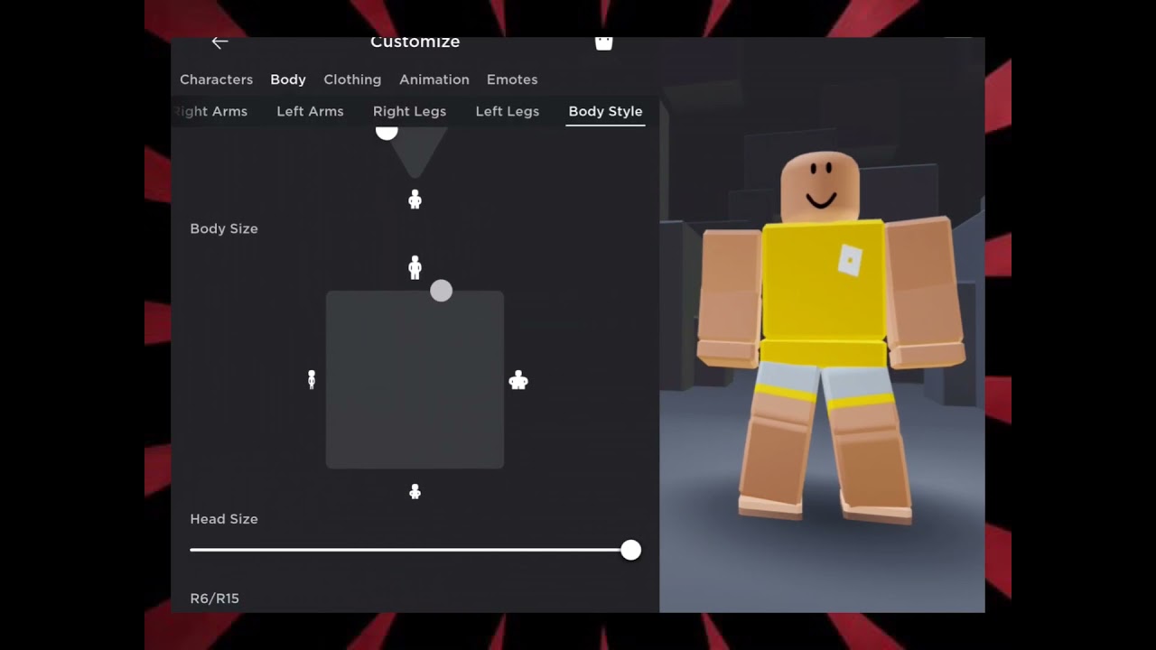 Roblox Body Proportions
