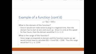 Video 3 - Functions and their representation