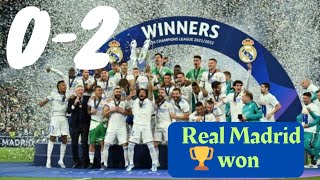 real Madrid won 🏆 the championship league 👊👊