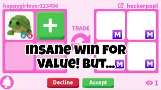 No Way I Got Insane Win Offer For Turtle In Adopt Me Almost Traded My Mega Neon Grim Dragon..