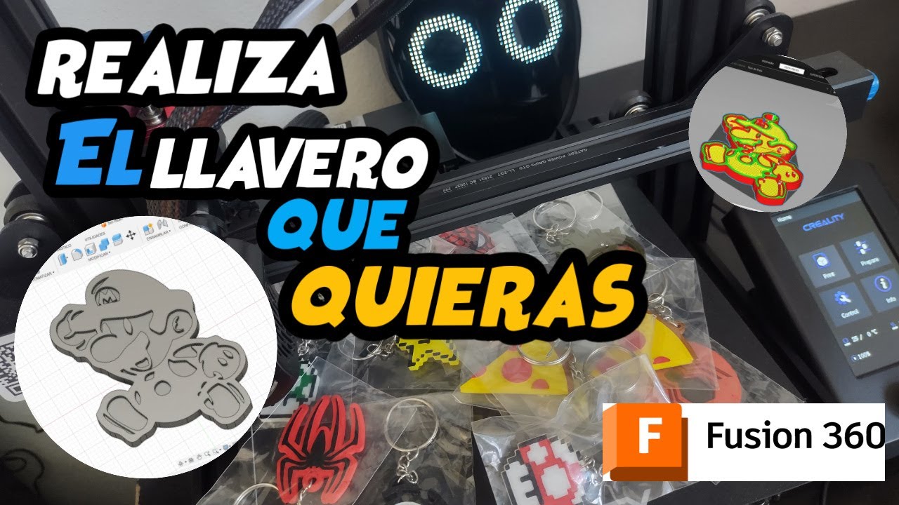 Realizar TU Llavero 3D a Partir DE Cualquier Imagen Que TE Guste