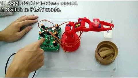 How to Control Robot Arm With 6 Channel Servo Player Without Coding