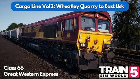 Class 66 | Wheatley Quarry to East Usk via West Drayton Aggregate Sidings | Great Western Express
