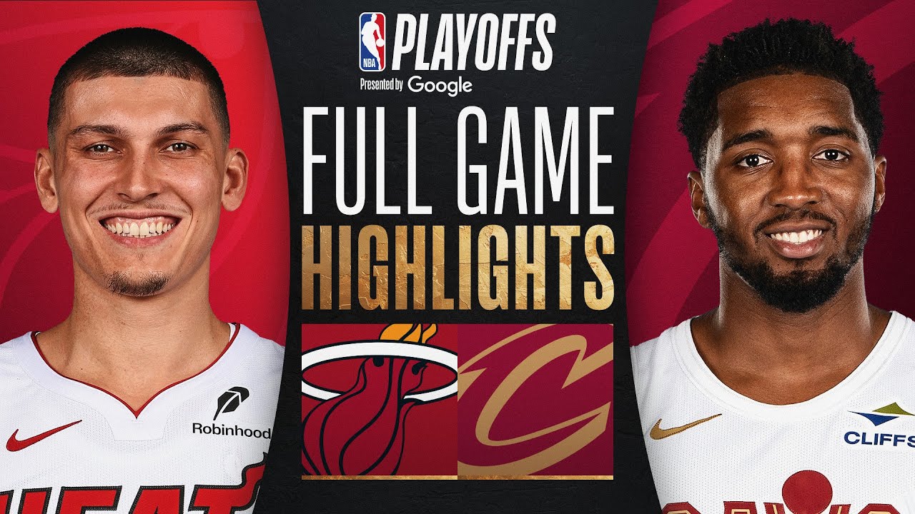 #8 HEAT at #1 CAVALIERS | FULL GAME 1 HIGHLIGHTS | April 20, 2025
