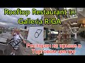 WALKING TOUR at GALLERIA Riga 2022 &amp; ROOFTOP View/ Панорамный ВИД Риги с КРЫШИ  Открытой Террасы
