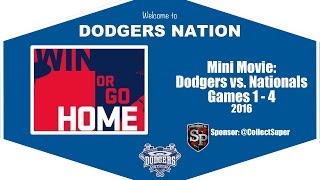 Mini Movie: Dodgers Game 1 - 4, Leading Up to a Crucial Game 5 in the NLDS