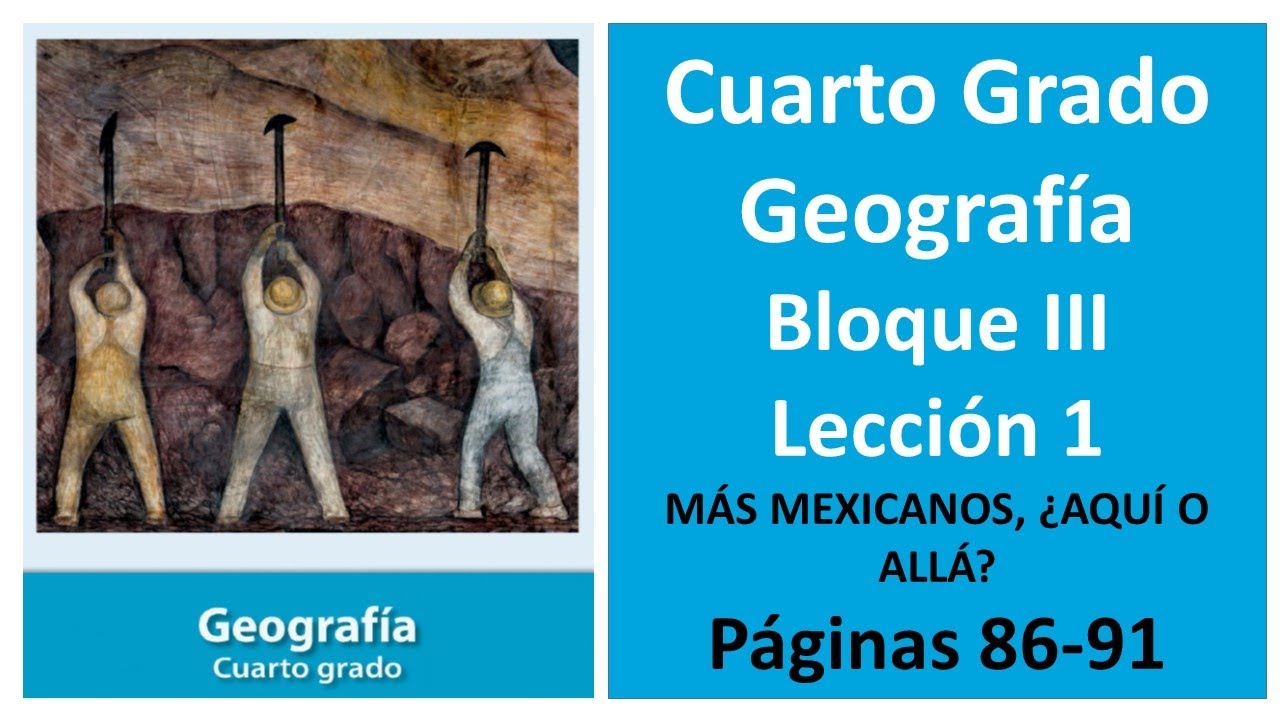 Respuesta Del Libro De Geografia 4 Grado Pagina 91