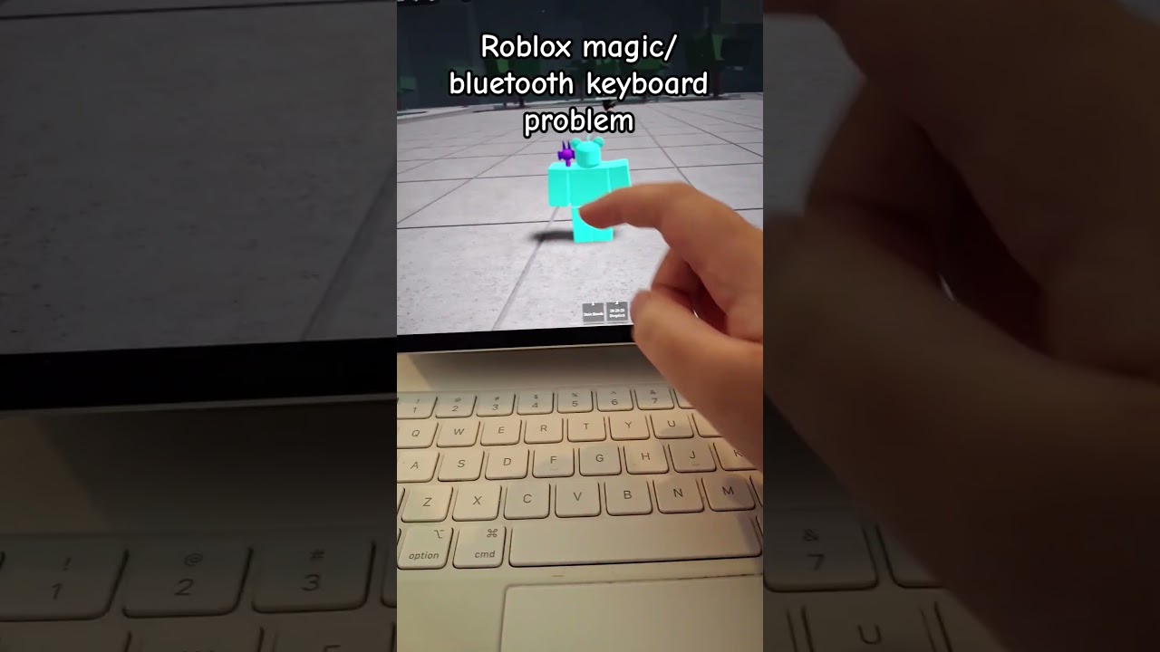 Roblox magic / Bluetooth keyboard problem #shorts